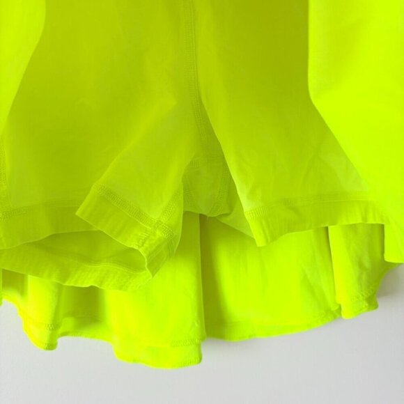 Lululemon Court Rival High-Rise Skirt Highlight Yellow Size 8 - Picture 7 of 9